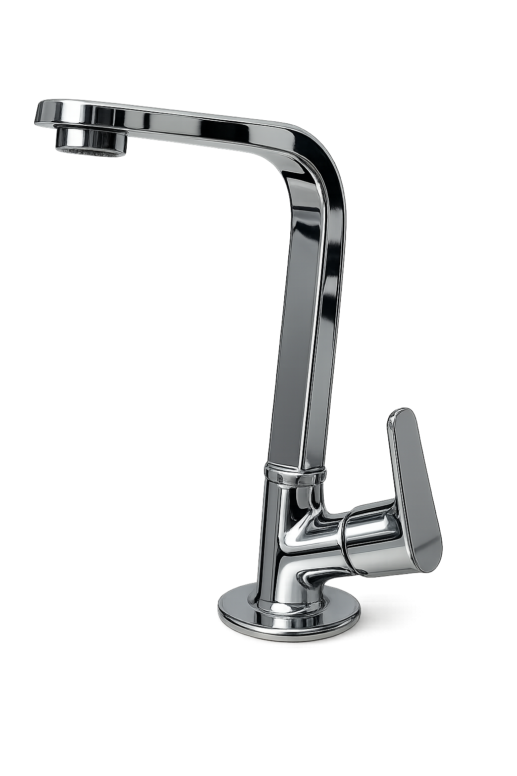 Creta Range Swan Neck Tap – Stylish Brass Basin Faucet with High-Arch Spout