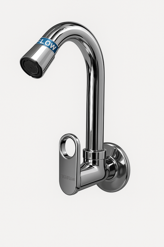 Cosco Range Sink Cock – Elegant Brass Tap for Kitchen & Utility Sinks