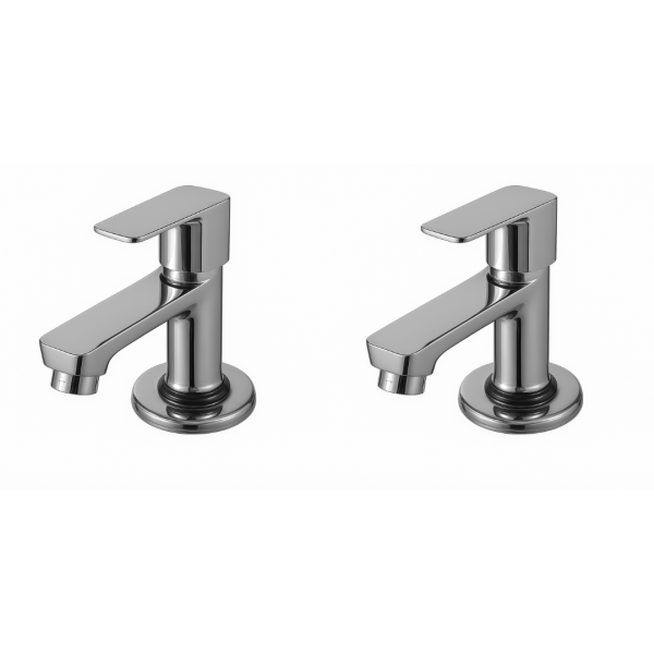Creta Range Pillar Cock – Set of 2