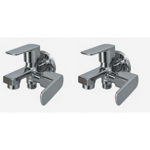 Creta Range Bib Cock 2-in-1 – Set of 2