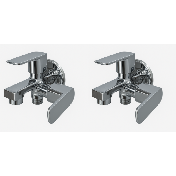 Creta Range Bib Cock 2-in-1 – Set of 2