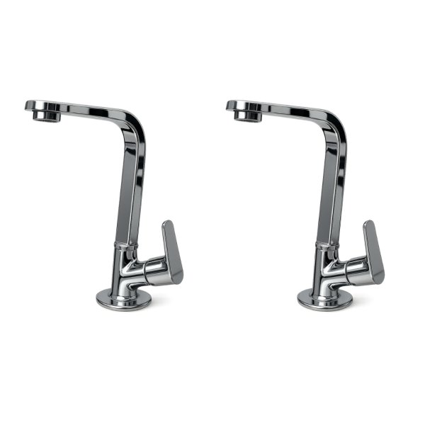 Creta Range Swan Neck Tap – Set of 2
