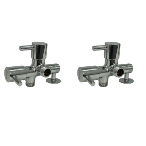 Flora Range Angle Cock 2 in 1 – Set of 2