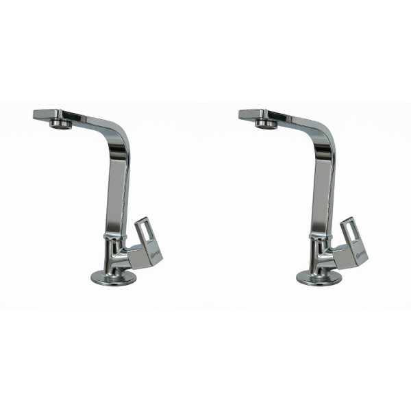 Cubix Range Swan Neck Tap – Set of 2