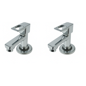 Cubix Range Pillar Cock – Set of 2